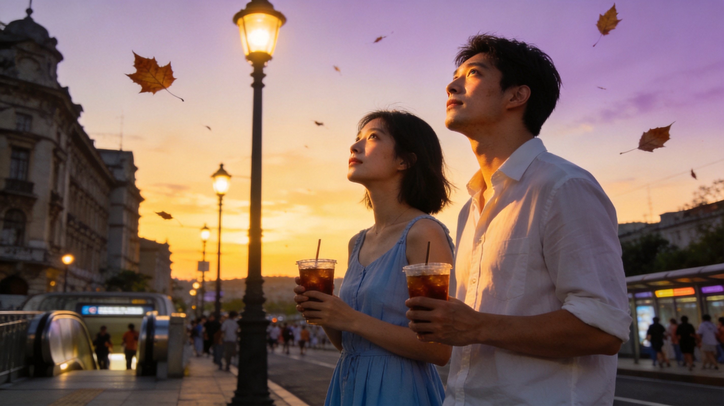 都市情感短剧《暮色将尽》官方海报